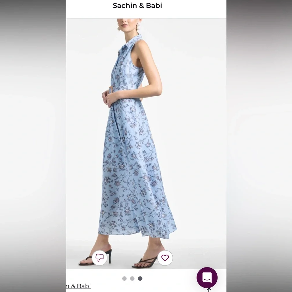 Sachin + Baby floral maxi dress